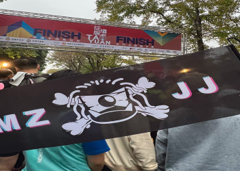 MAJIN JOJO瘋台灣，半馬路跑悠然桃園石門水庫宣導台灣之美