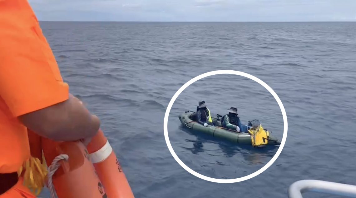 恆春萬里桐海域2遊客自駕小艇漂流-海巡救援