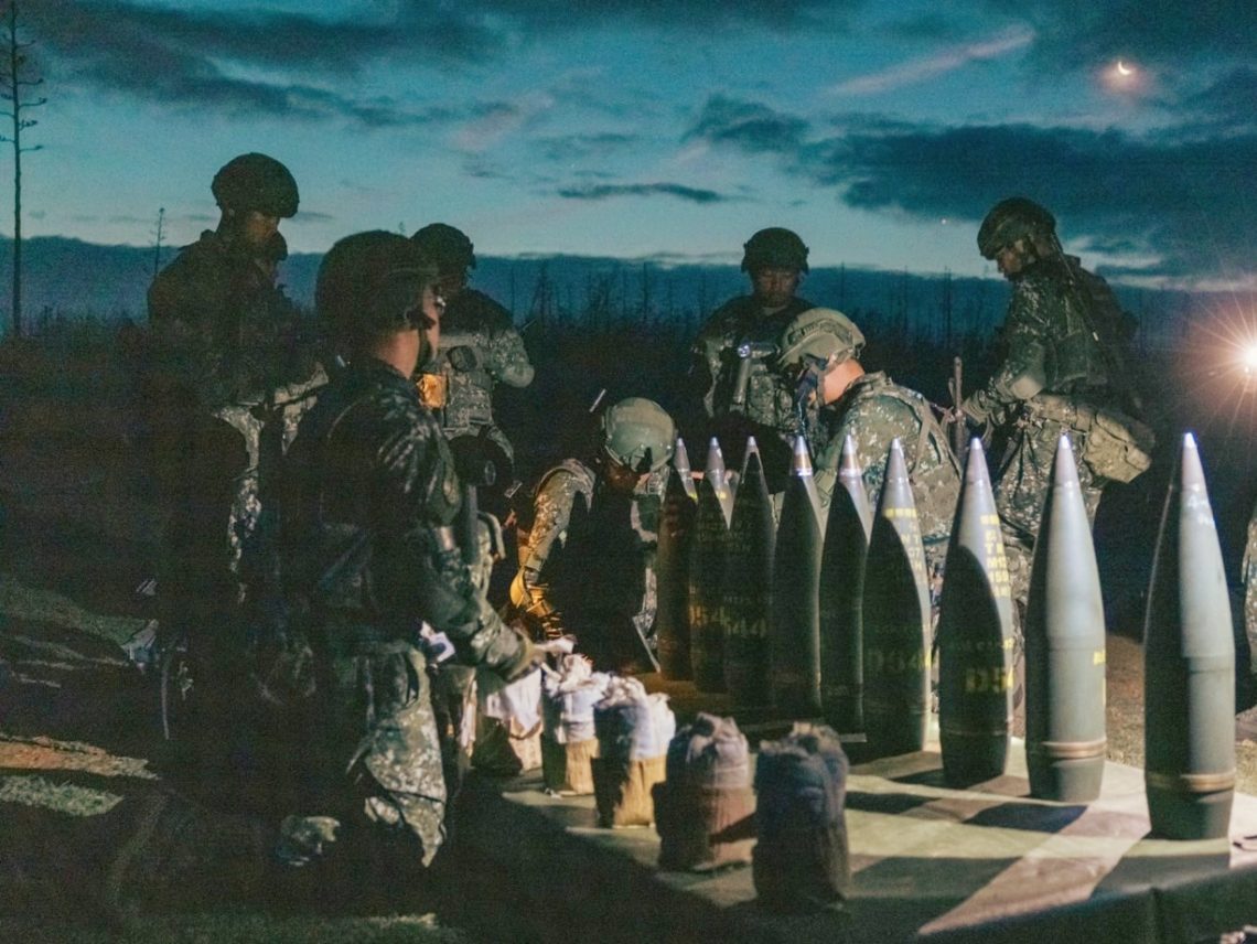 澎防部砲三連基地實彈鑑測-發發命中