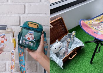 楽玩多獨家-「蠟筆小新春夏新品」來了！花朵造型小白、春夏必備的大容量水壺