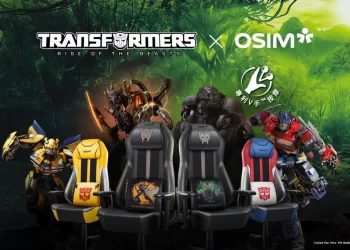 《變形金剛：萬獸崛起》強檔上映　osim-推聯名按摩電競椅