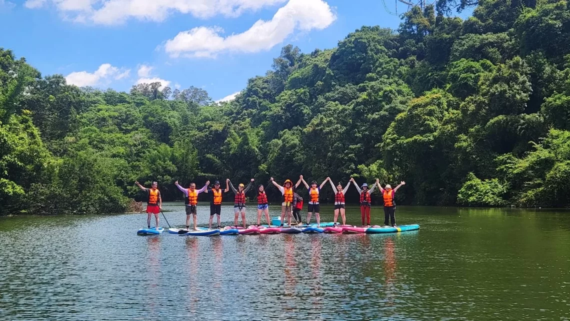 峨眉湖秘境立槳-貨櫃屋露營烤肉-暢玩一夏