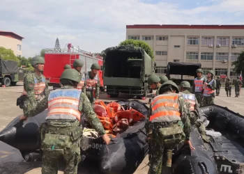 因應「杜蘇芮颱風」國軍第四作戰區備戰兼顧防災