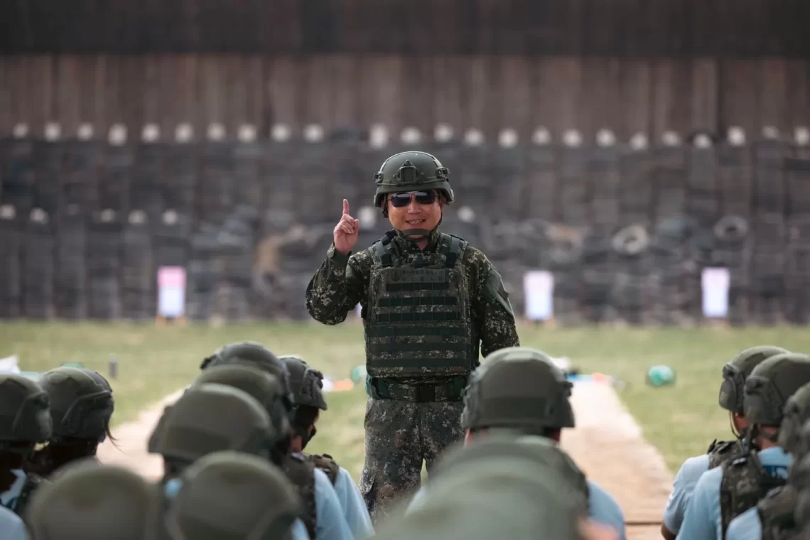 澎防部暑期戰鬥營　t91步槍實彈射擊技巧