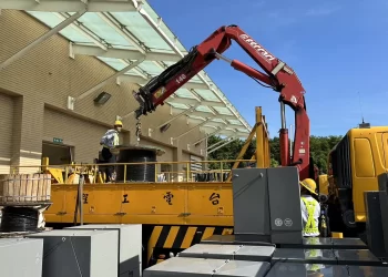 中颱海葵來襲　屏東台電展開全面戒備