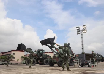 「海葵颱風」第四作戰區軍人節假期堅守崗位投入災防