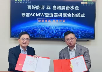 晉好能源與喜陽農畜水產-簽署60mw變流器供應合約-能源漁電共生共榮