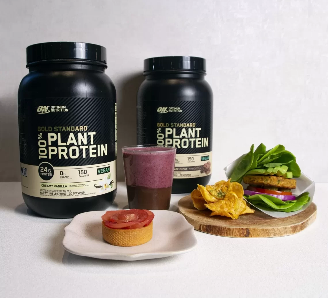 知名乳清蛋⽩-optimum-nutrition-跨界聯名米其林綠星蔬食餐廳⼩⼩樹食，打造永續蔬食新風潮