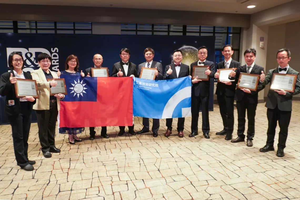 工研院勇奪8項2023全球百大科技研發獎-淨零節能、生醫科研實力國際發光