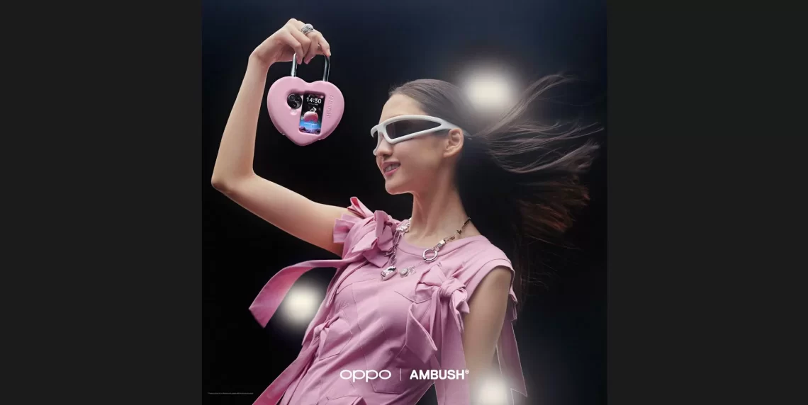 oppo-跨界-ambush 為-find-n3-flip-打造-y2k-風格聯名手機殼