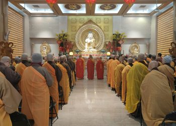 屏縣宗教界聯袂「以愛為名、迎春祈福」在妙光禪寺舉行