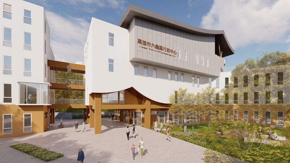 六龜行政中心取得「銀級綠建築」和「建築能效第一級」雙重評定候選證書，為淨零建築新典範