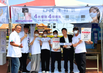 台南「土城仔香」遶境展開-達特世結緣口罩守護信眾健康