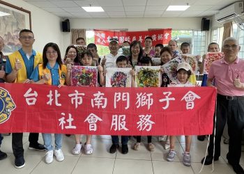 圓緣慈善推廣協會攜手南門獅子會-陪老憨兒無筆彩繪
