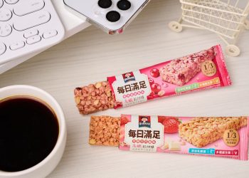搶攻穀物零食市場　桂格高纖穀物棒上市