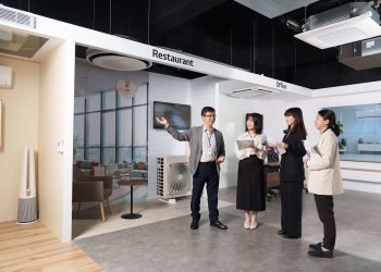 全台首間「lg-空調學院」開幕　新款-360°-圓形商用空調搶先亮相