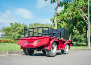 工研院研發「農業界變形金剛」-推出國產四輪轉向農業共通載具