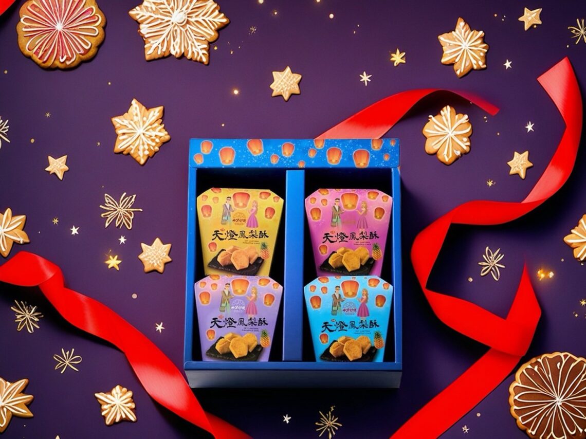 平溪伴手禮推薦-人氣天燈造型鳳梨酥-滿載好運帶回家