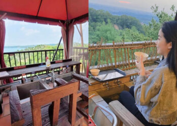 全台美食｜盤點6間必去的泡腳景觀餐廳-夜景第一排貓頭鷹廣場、望高莊園