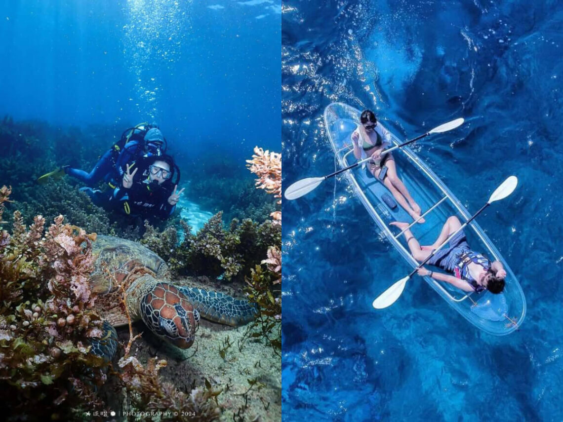 屏東景點｜透明獨木舟、與海龜共遊-小琉球水上活動推薦top-6