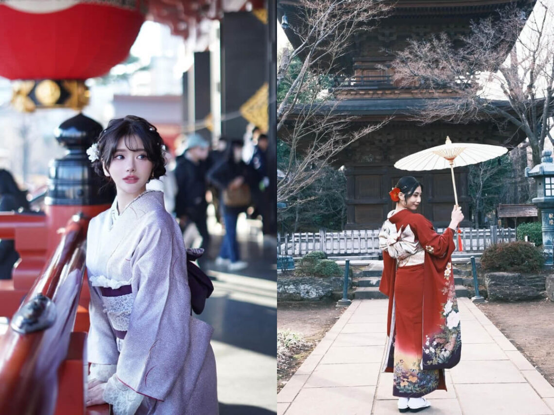 日本自由行|淺草和服體驗精選-浪漫蕾絲和服-會講中文店員