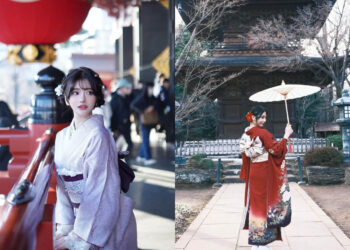 日本自由行｜淺草和服體驗精選-浪漫蕾絲和服-會講中文店員