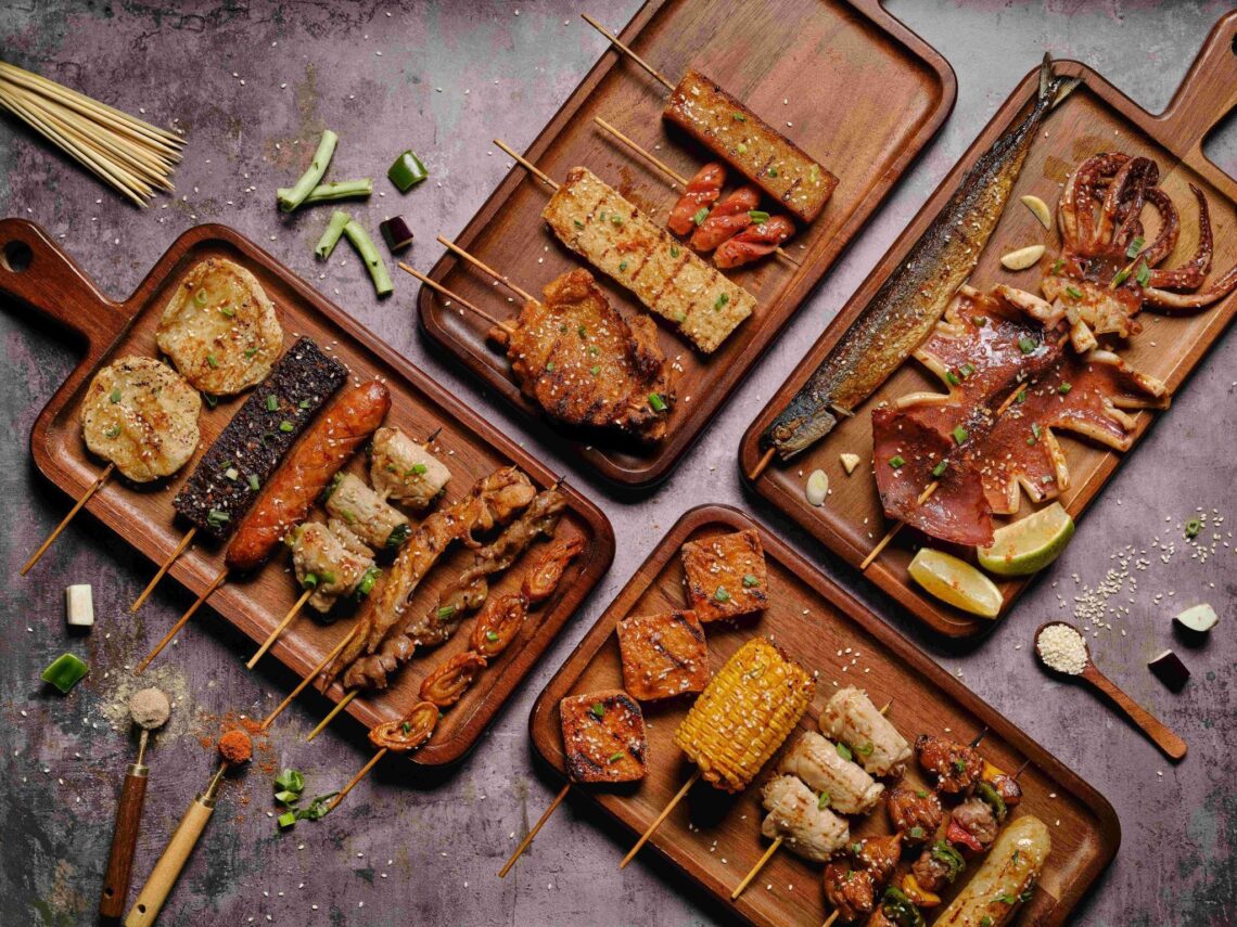 台中串烤店推薦-串燒聚餐好去處-都市考場裡美食休息站