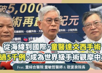 從海線到國際，童醫達文西手術超過5千例，成為世界級手術觀摩中心