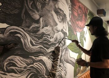 台北牆壁彩繪推薦 獨一無二手繪藝術 讓平凡牆面化身藝術傑作