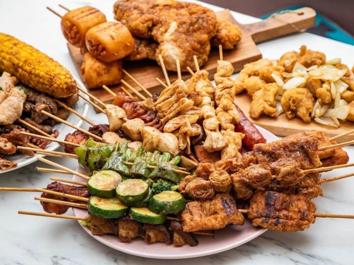 桃園八德宵夜推薦 兄弟創業平價串燒店 鮮嫩多汁香氣十足