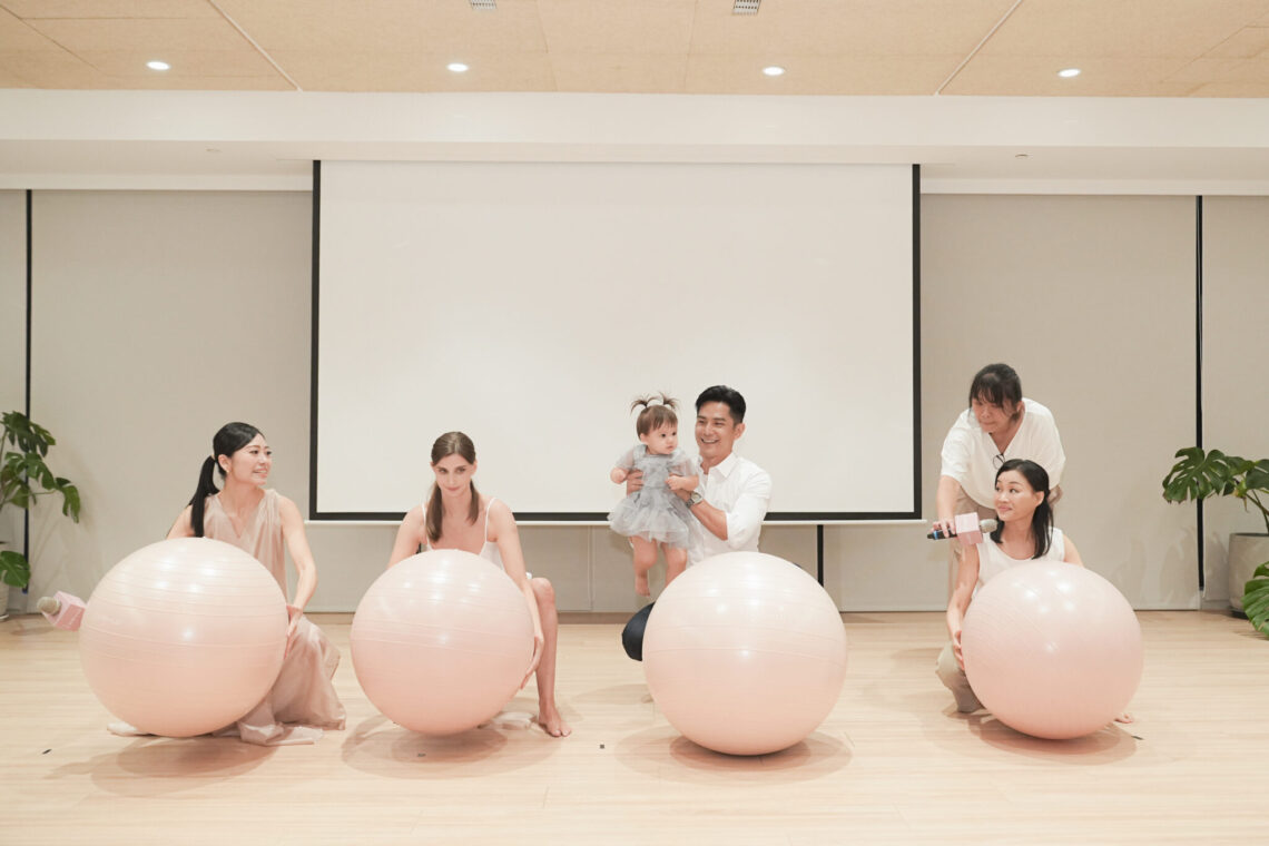 「Love Flow瑜伽球」支持婦女懷孕生產 祖雄一家分享陪產技能重要性