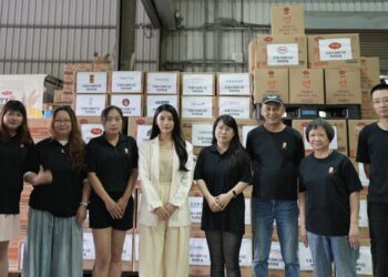 最美營養師攜手 逢國逢海食品 創新集團 企業送暖 百箱物資挺花蓮