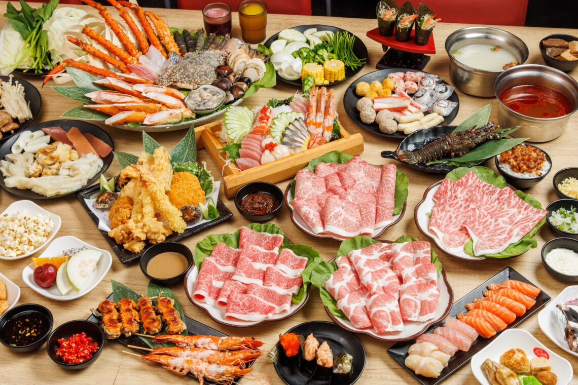 新北帝王蟹火鍋吃到飽推薦 和牛鍋物+日料吧台一次滿足