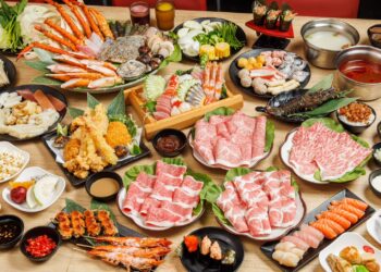 新北帝王蟹火鍋吃到飽推薦 和牛鍋物＋日料吧台一次滿足