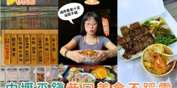 桃園小吃推薦｜中壢平鎮巷口美食地圖 燒肉便當、文昌雞、義興公園臭豆腐