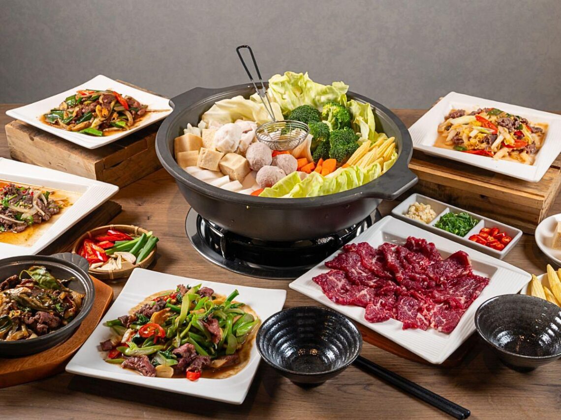 明星也愛的中山區溫體牛肉鍋湯 頭現熬5-6小時、牛肉熱炒也好吃