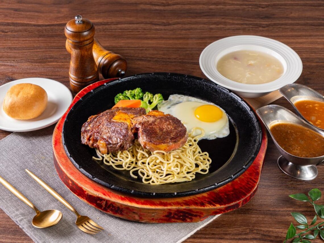 花蓮牛排館7oz菲力附300度加熱石 口感熟度親手掌控