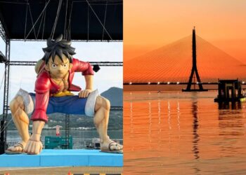 新北景點 淡江大橋通車聯名《航海王》5/16登陸淡水 全台首見巨型魯夫、千陽號免費打卡