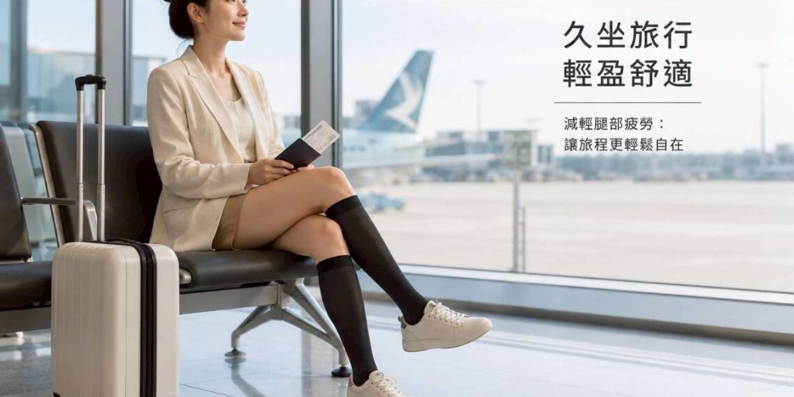 迎暑假出國旺季 網熱推行李箱必備Freesia機能壓力襪日走萬步也輕盈