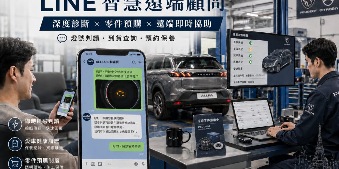 拒當維修孤兒 ALLFA中和富貿汽車翻轉法系車「難養」刻板印象