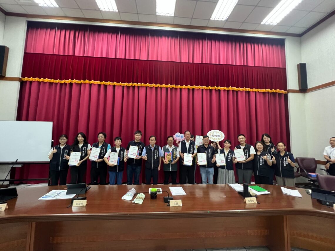 一里一行動共創永續未來 台中市低碳永續家園再添1銀級、10銅級認證