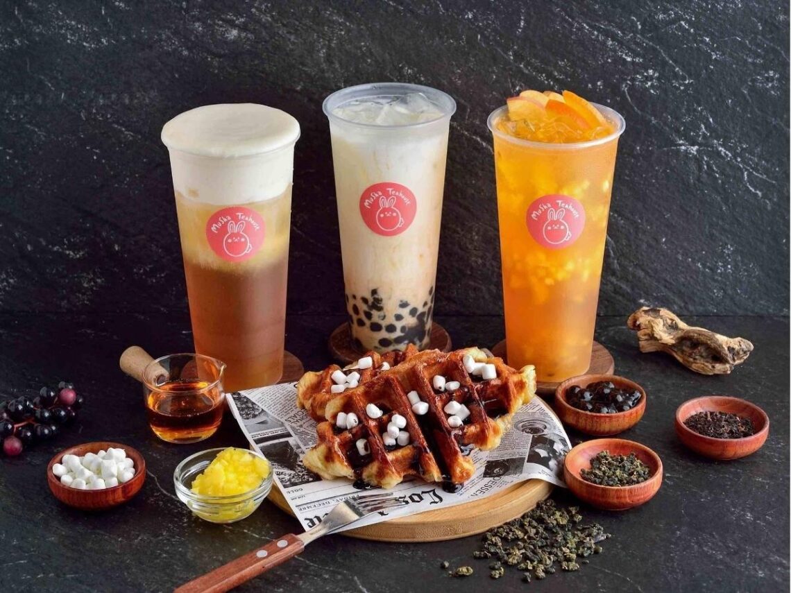 士林社子下午茶團購 原葉茶「慕夏茶王」+可頌鬆餅熱門組合