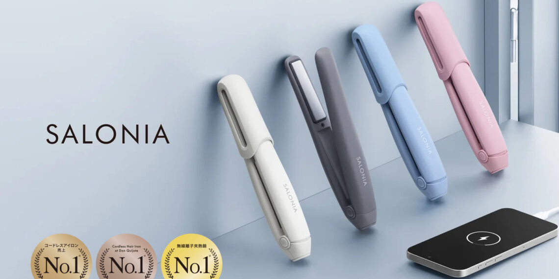 SALONIA「可充電無線離子夾」登日本唐吉訶德無線美髮夾類別冠軍