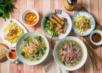 埔里越南料理 北越河粉米線與手作春捲清爽上桌