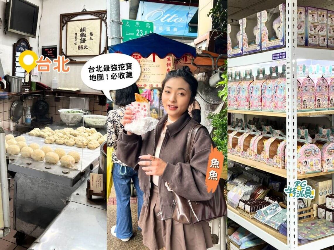 台北一日遊|最強挖寶地圖 隱藏版玩具天堂、扭蛋盲盒買到失控 華陰街福元胡椒餅必吃