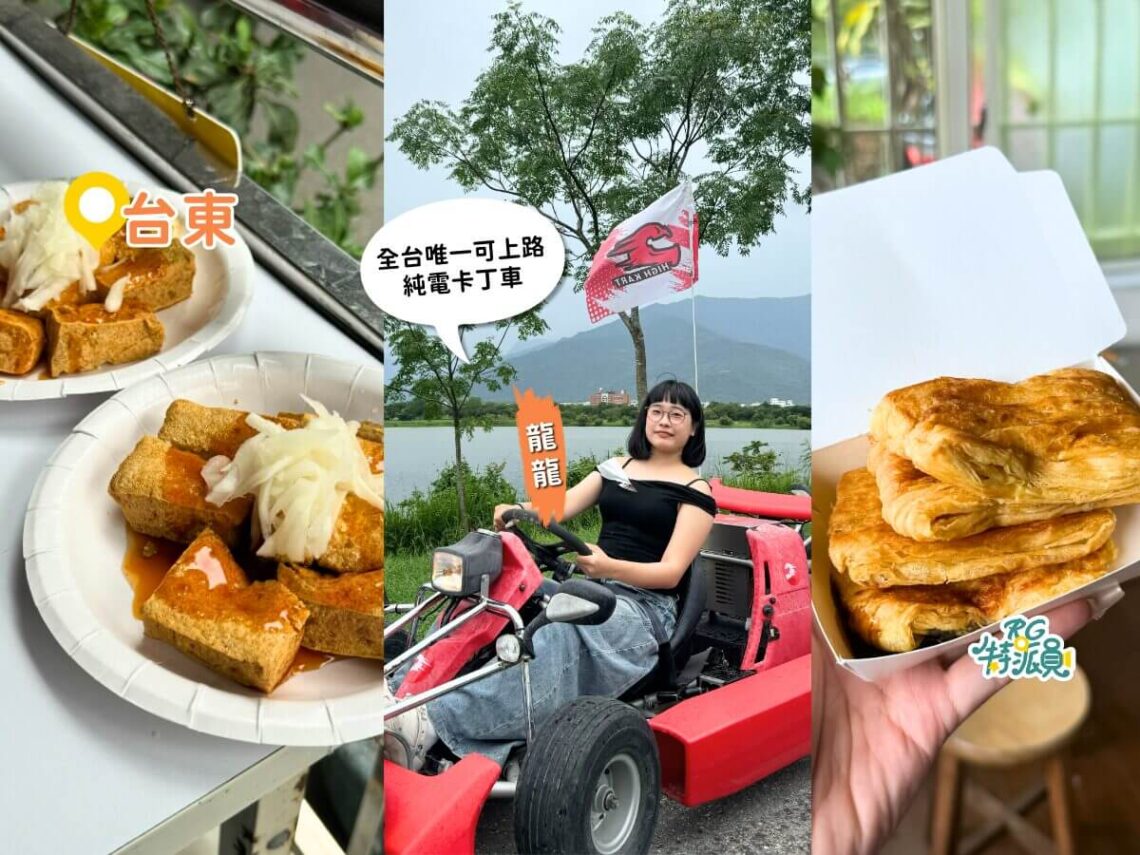 台東池上一日遊 別再只拍金城武樹！全台唯一可上路純電卡丁車、排隊美食大池豆皮一次收