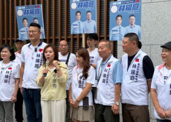 登記參選士林北投議員 林揚庭「人民事擺第一」李彥秀力挺搶下關鍵一席
