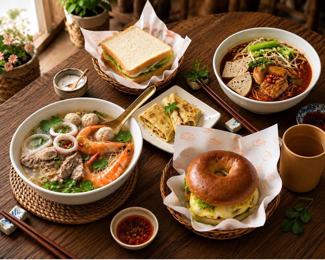 台南新市早餐店加入越南家鄉味 開賣河粉、米線延長營業時間