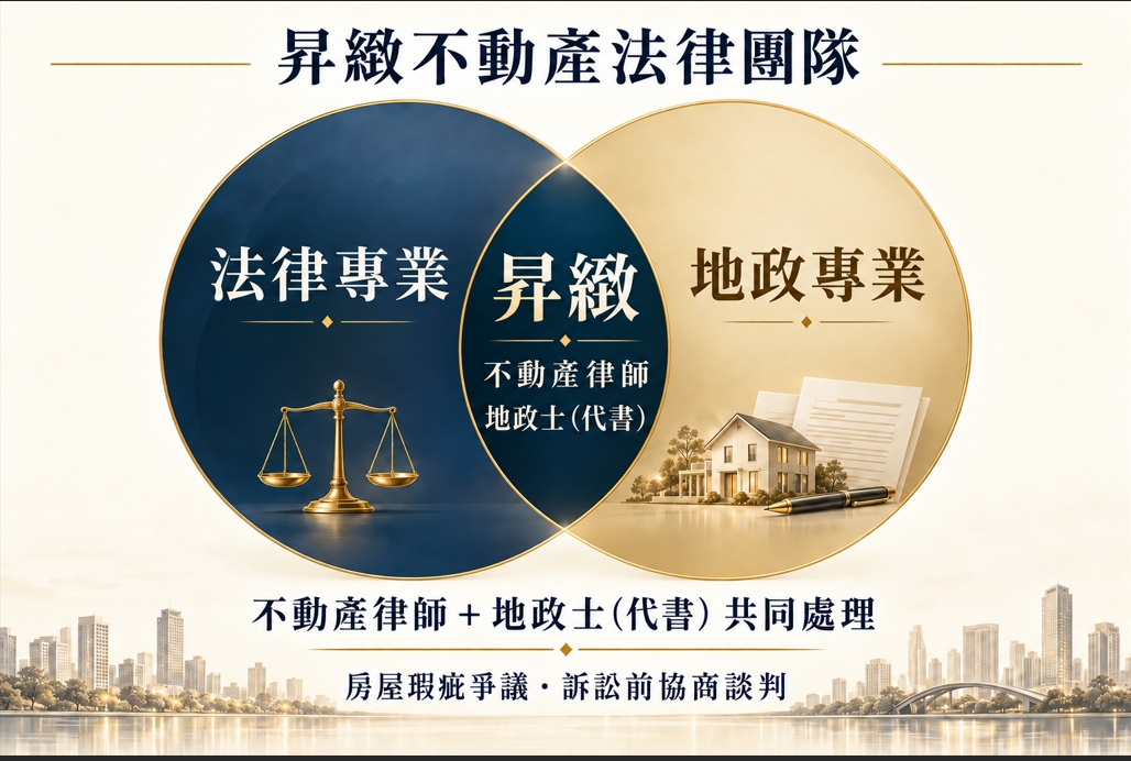 買方控房屋瑕疵怎辦?昇緻法律:先釐清責任再認賠