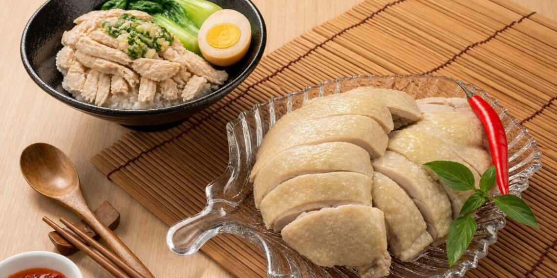 湖口民生街雞肉佐上香濃滷汁成為招牌 蔗香臘肉鳳梨炒飯呈現特殊煙燻果香